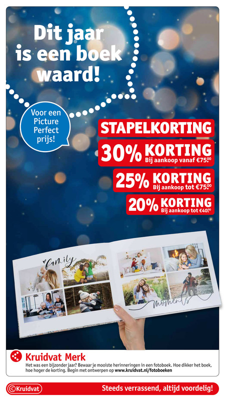 Hardheid Dalset Snor fotoboek folder aanbieding bij Kruidvat - details