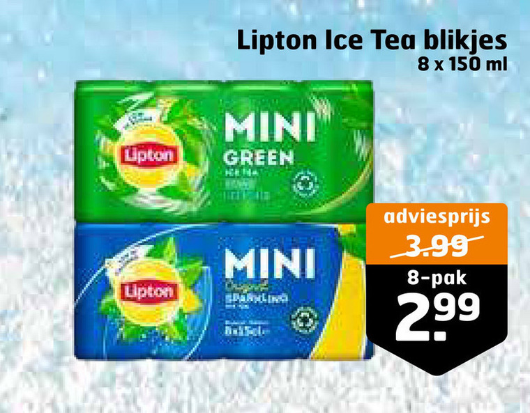 Lipton   ice tea folder aanbieding bij  Trekpleister - details