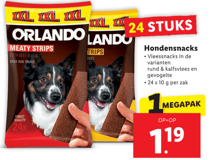 Alternatief voorstel attent Laboratorium hondensnacks folder aanbieding bij Lidl - details