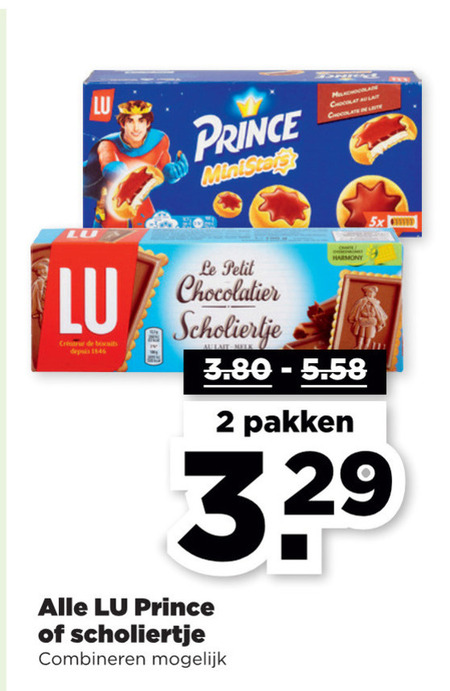 Lu   biscuits folder aanbieding bij  Plus - details