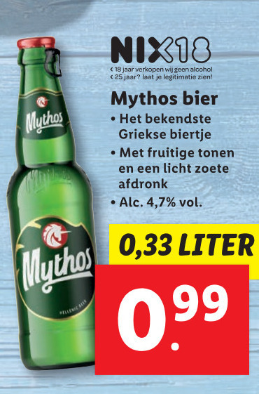 Lezen Meesterschap Woning Mythos speciaalbier folder aanbieding bij Lidl - details