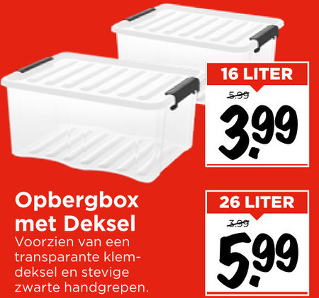 Ideaal Tahiti Verstelbaar opbergdoos folder aanbieding bij Vomar - details