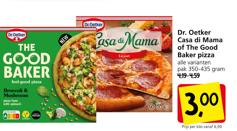 Dr Oetker   diepvriespizza folder aanbieding bij  Jan Linders - details