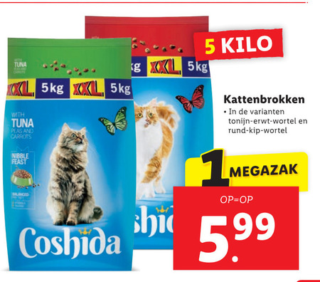 Coshida   kattenvoer folder aanbieding bij  Lidl - details