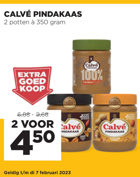 Calve Pindakaas Folder Aanbieding Bij Jumbo Details