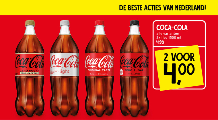 Coca-Cola   cola folder aanbieding bij  Jan Linders - details