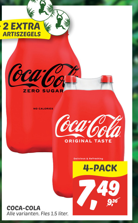 Coca-Cola   cola folder aanbieding bij  Dekamarkt - details