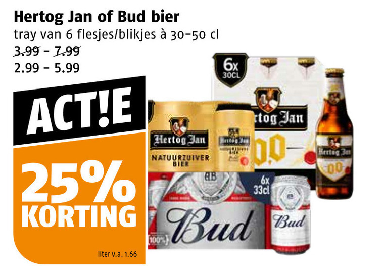 Bud Blikje Bier Folder Aanbieding Bij Poiesz Details