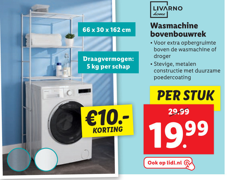 badkamerkast folder aanbieding Lidl - details