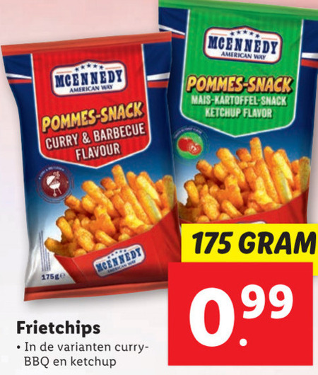 - bij folder aanbieding details McEnnedy zoutje Lidl