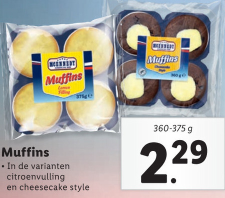 muffins folder aanbieding bij details - Lidl