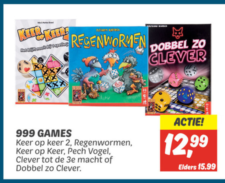 spelletje folder aanbieding bij -