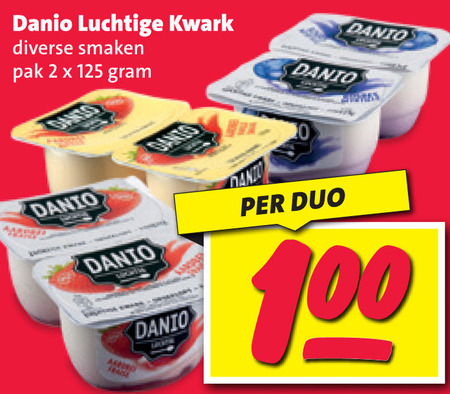 Danone Danio Kwark Folder Aanbieding Bij Nettorama Details