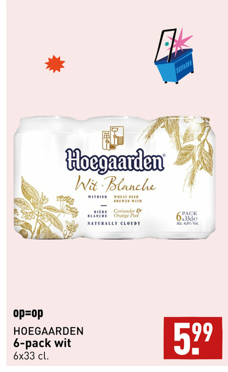 Hoegaarden   witbier folder aanbieding bij  Aldi - details