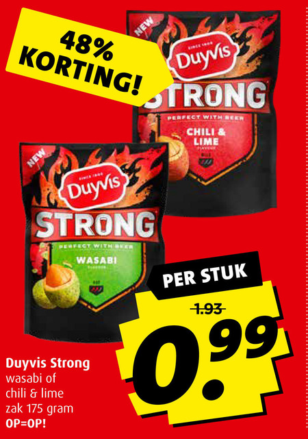 Duyvis   borrelnootjes folder aanbieding bij  Boni - details