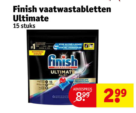 Finish   vaatwasmiddel folder aanbieding bij  Kruidvat - details