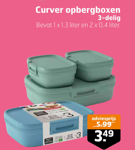 scheuren Vader fage Samengroeiing Curver opbergdoos folder aanbieding bij Trekpleister - details