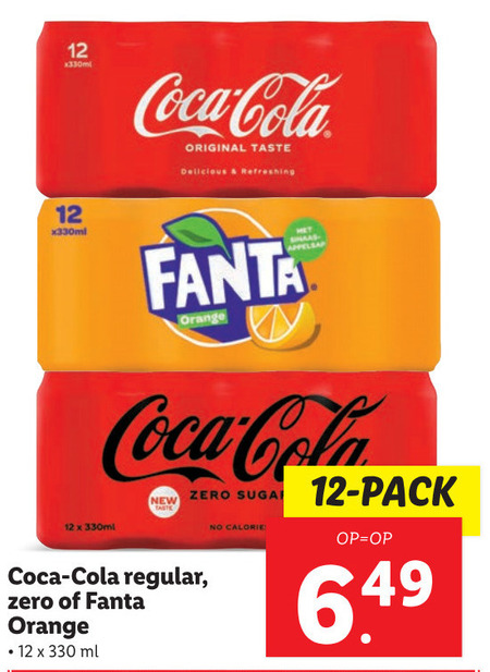 Coca Cola Cola Frisdrank Folder Aanbieding Bij Lidl Details