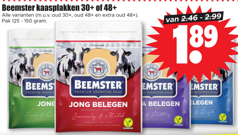 Beemster   kaasplakken folder aanbieding bij  Dirk - details