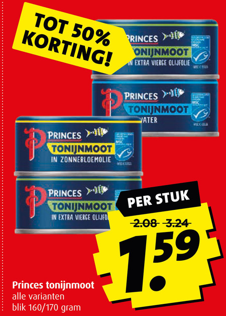 Princes Tonijn In Blik Folder Aanbieding Bij Boni Details