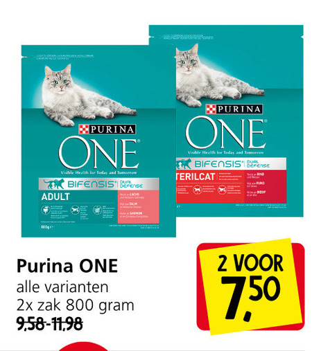 Sanders nieuwigheid Redenaar One kattenvoer folder aanbieding bij Jan Linders - details