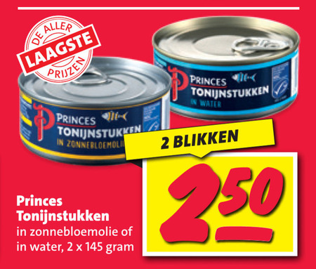 Princes   tonijn in blik folder aanbieding bij  Nettorama - details