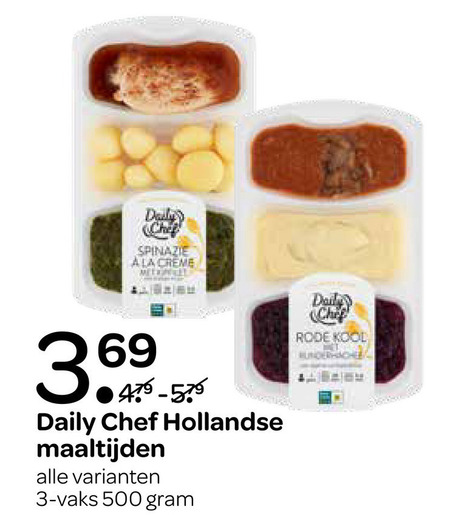 Daily Chef Hollandse Kant En Klaar Maaltijd Folder Aanbieding Bij Spar ...