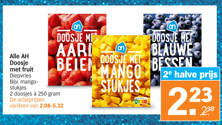 Albert Heijn Huismerk   diepvriesfruit folder aanbieding bij  Albert Heijn - details