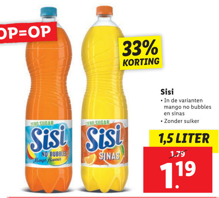 Sisi   frisdrank folder aanbieding bij  Lidl - details