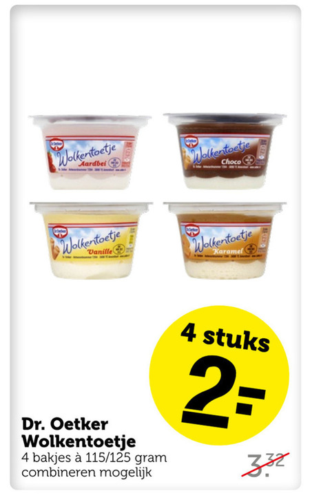 Dr Oetker   toetje folder aanbieding bij  Coop - details