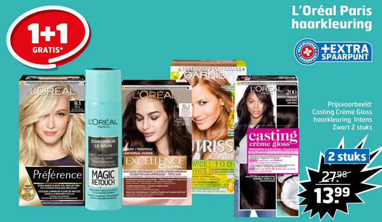 Reden Detector Expertise L Oreal haarkleuring folder aanbieding bij Trekpleister - details