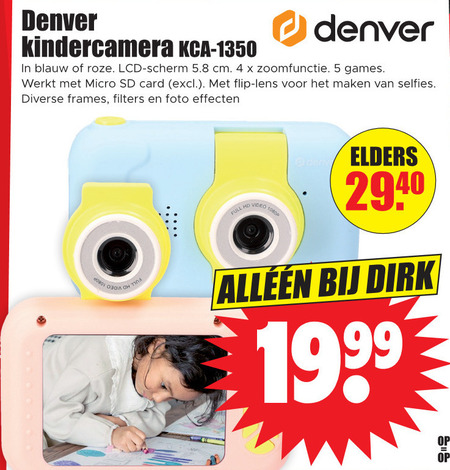 Tropisch Alaska Cadeau kindercamera folder aanbieding bij Dirk - details