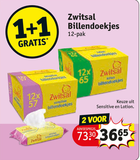 Zwitsal folder aanbieding bij Kruidvat - details