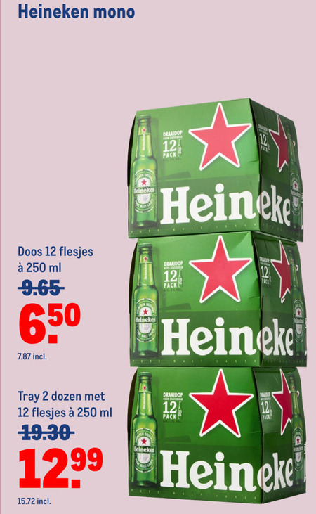 Heineken   flesje bier folder aanbieding bij  Makro - details