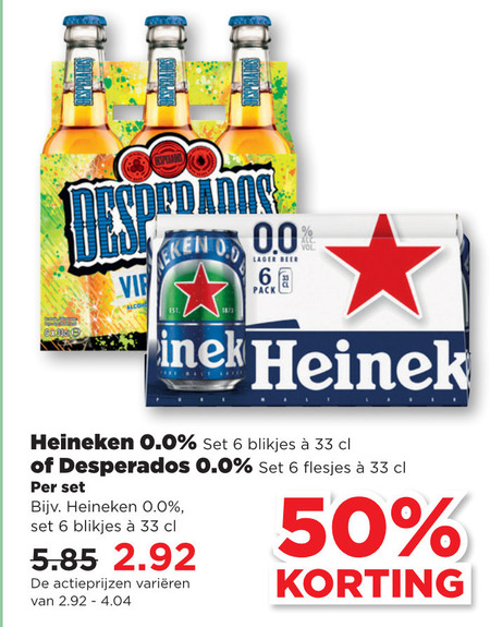 Desperados Blikje Bier, Alcoholvrij Bier Folder Aanbieding Bij Plus ...