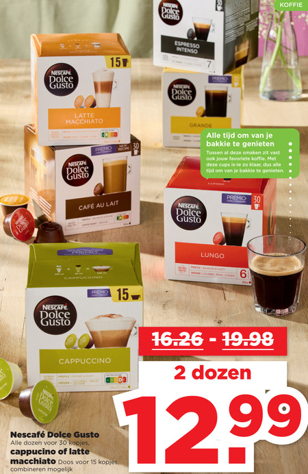 Leia kip moeilijk Nescafe dolce gusto capsules folder aanbieding bij Plus - details