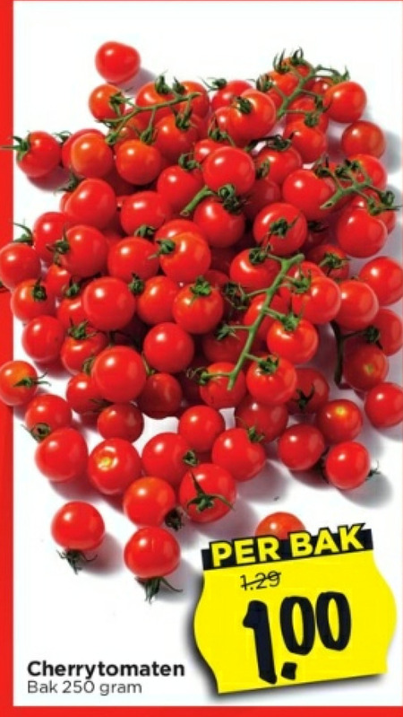 Cherry Tomaten Folder Aanbieding Bij Vomar Details