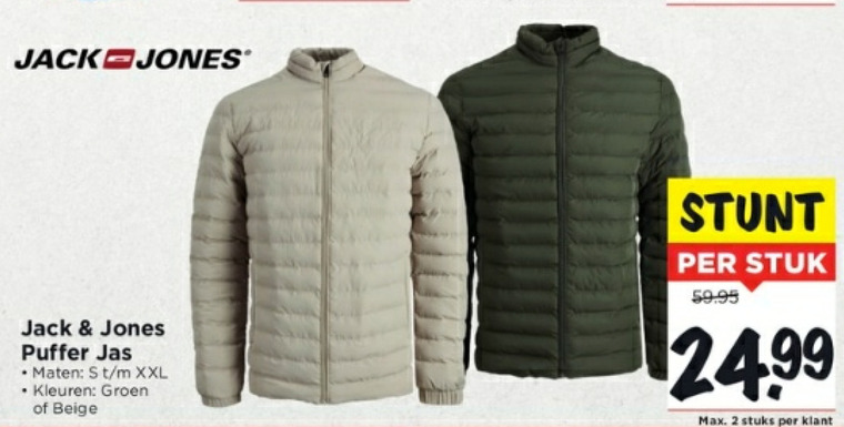 Nevelig In de meeste gevallen zo veel Jack and Jones heren jack folder aanbieding bij Vomar - details