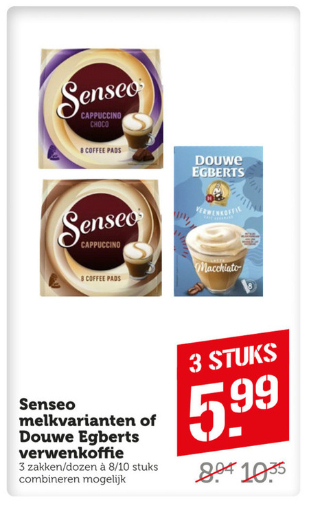 Douwe Egberts Senseo Oploskoffie Koffiepad Folder Aanbieding Bij Coop Details