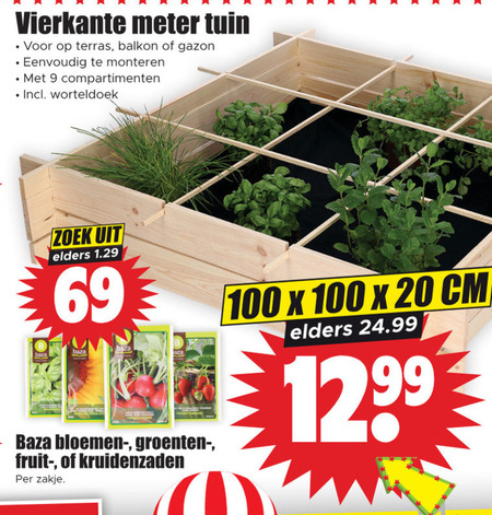 rust rekenkundig Terughoudendheid moestuin kweekbak folder aanbieding bij Dirk - details