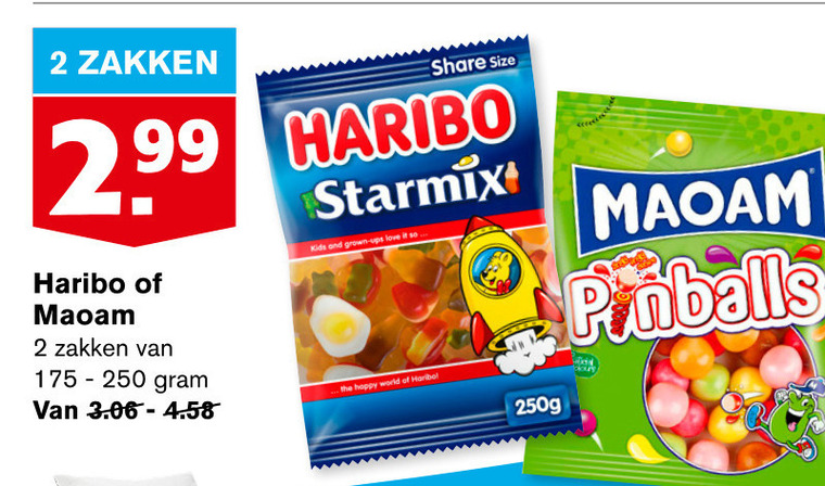 Maoam   snoep folder aanbieding bij  Hoogvliet - details