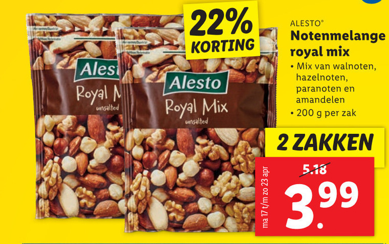 Alesto Noten Folder Aanbieding Bij Lidl Details