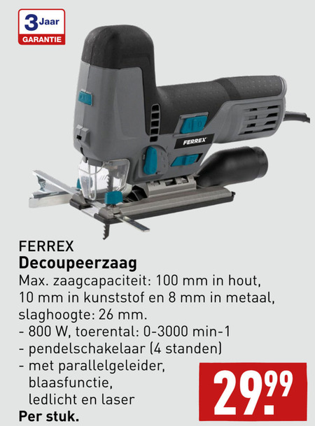 Ferrex folder aanbieding bij Aldi - details