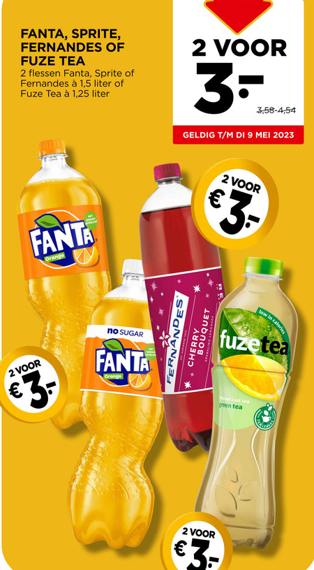 Sprite   frisdrank, ice tea folder aanbieding bij  Jumbo - details