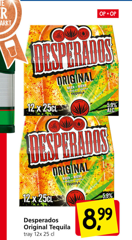 Desperados   speciaalbier folder aanbieding bij  Jan Linders - details