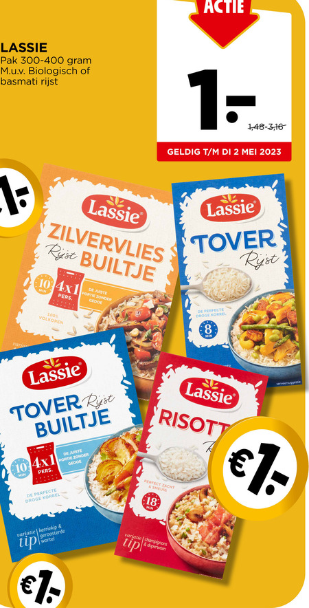 Lassie Rijst Folder Aanbieding Bij Jumbo - Details