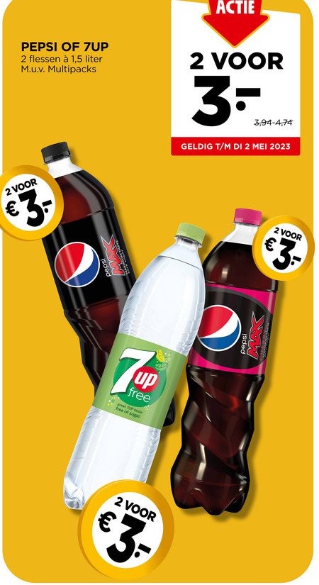 7-Up   frisdrank, cola folder aanbieding bij  Jumbo - details