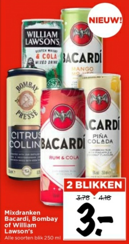 William Lawsons   mixdrank folder aanbieding bij  Vomar - details