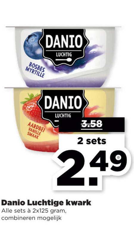 Danone Danio Kwark Folder Aanbieding Bij Plus Details