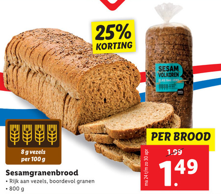 Brood Folder Aanbieding Bij Lidl Details